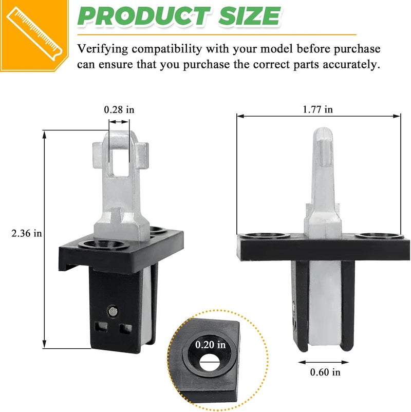 Techecook 134937300 Washer Striker Assembly by - Fit for Electrolux Frigidaire Washing Machine - Washer Door Strike Latch Replaces AP4365553, 1483065, AH2345126, PS2345126, EAP2345126 - Image 5